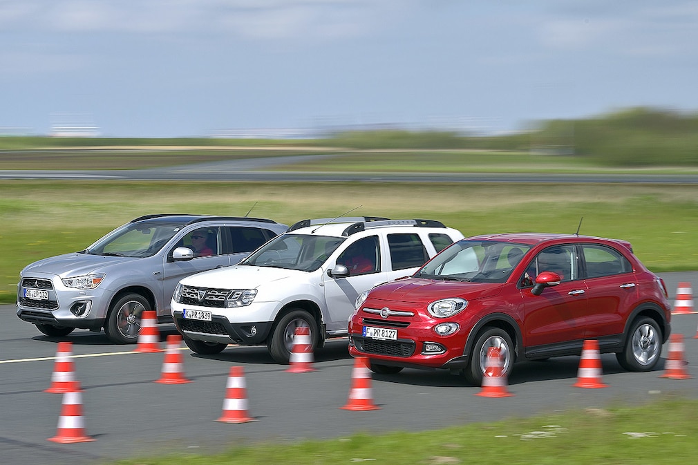 Dacia Duster Fiat 500X Mitsubishi ASX