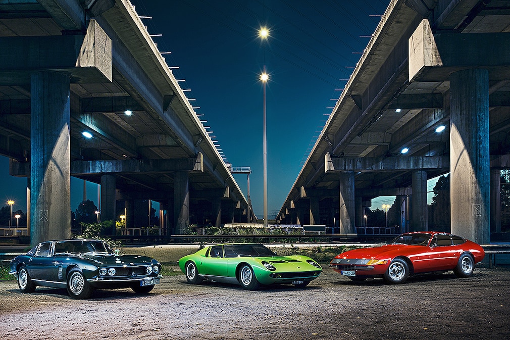 Ferrari 365 GTB/4 Iso Grifo GL 350 Lamborghini Miura P400 S
