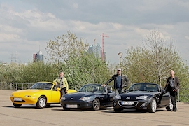Mazda MX-5 1.6 Baujahr 1996, Mazda MX-5 1.6 Baujahr 1998, Mazda MX-5 2.0 Baujahr 2010