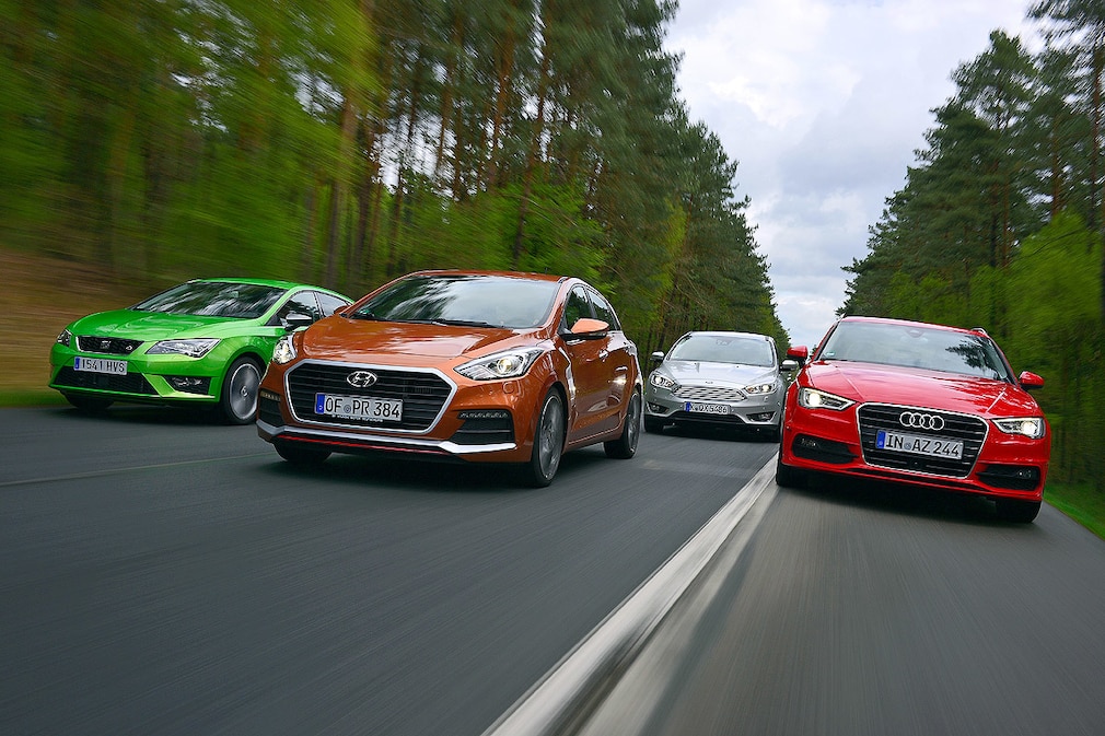 Audi A3 Ford Focus Hyundai i30 Seat Leon