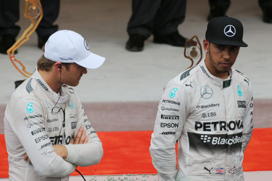 Rosberg & Hamilton