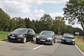 VW Golf 6 1.6 TDI Ford Focus 1.6 TDCI Opel Astra 1.3 CDTI