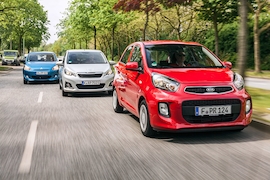 Kia Picanto Mitsubishi Space Star Peugeot 108