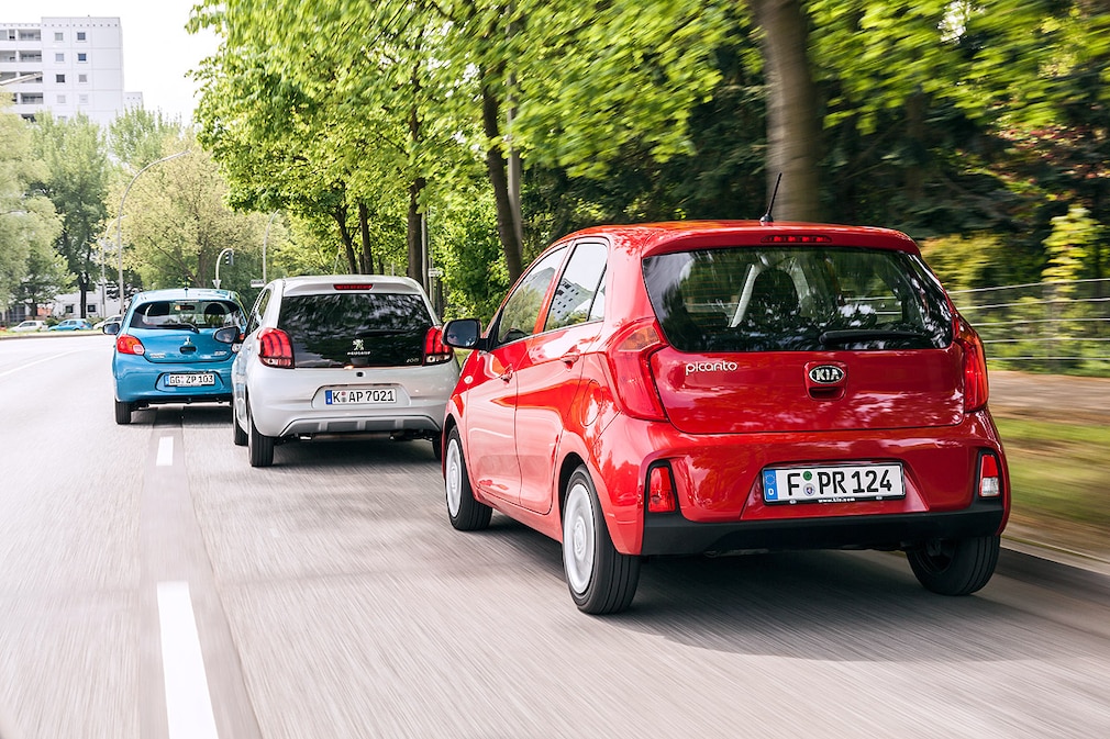 Mitsubishi Space Star Peugeot 108 Kia Picanto