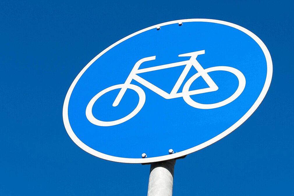 Radweg-Schild