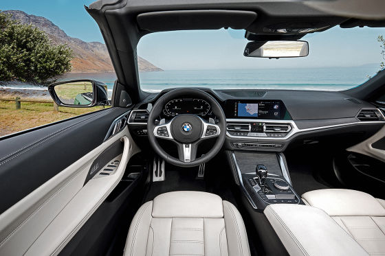 Neues BMW 4er Cabrio mit Stoffverdeck und XXL-Niere