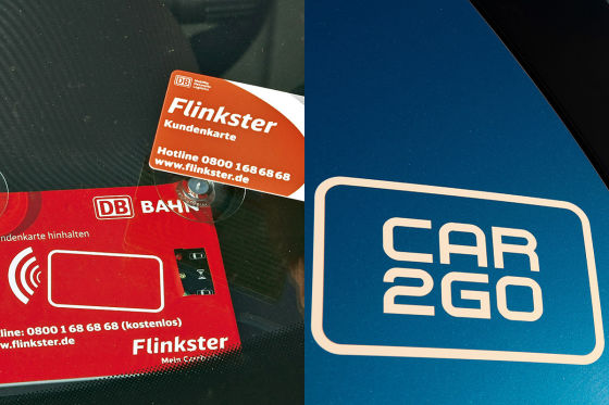 Flinkster und Car2go kooperieren