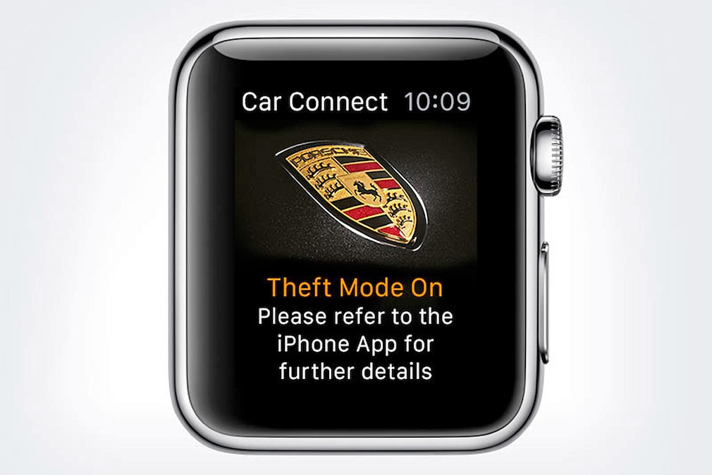 Porsche Car Connect Apple Watch 