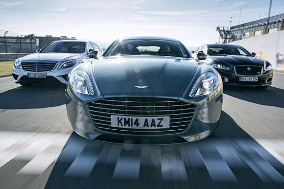 Aston Martin Rapide Jaguar XJR Mercedes S 63 AMG