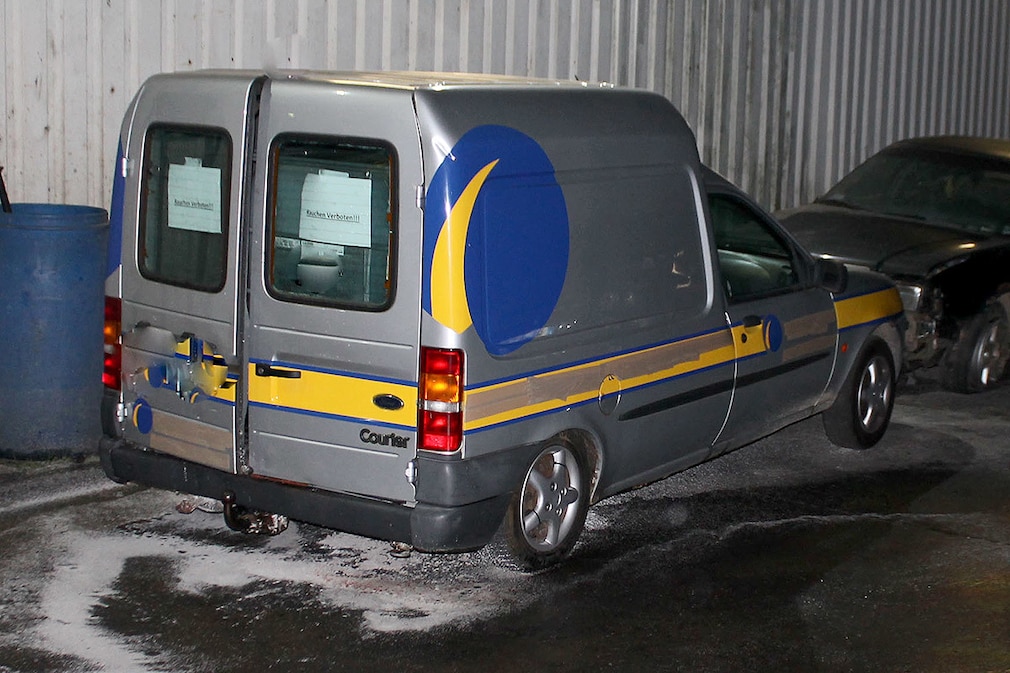 Dreister Tankbetrüger mit Ford Courier