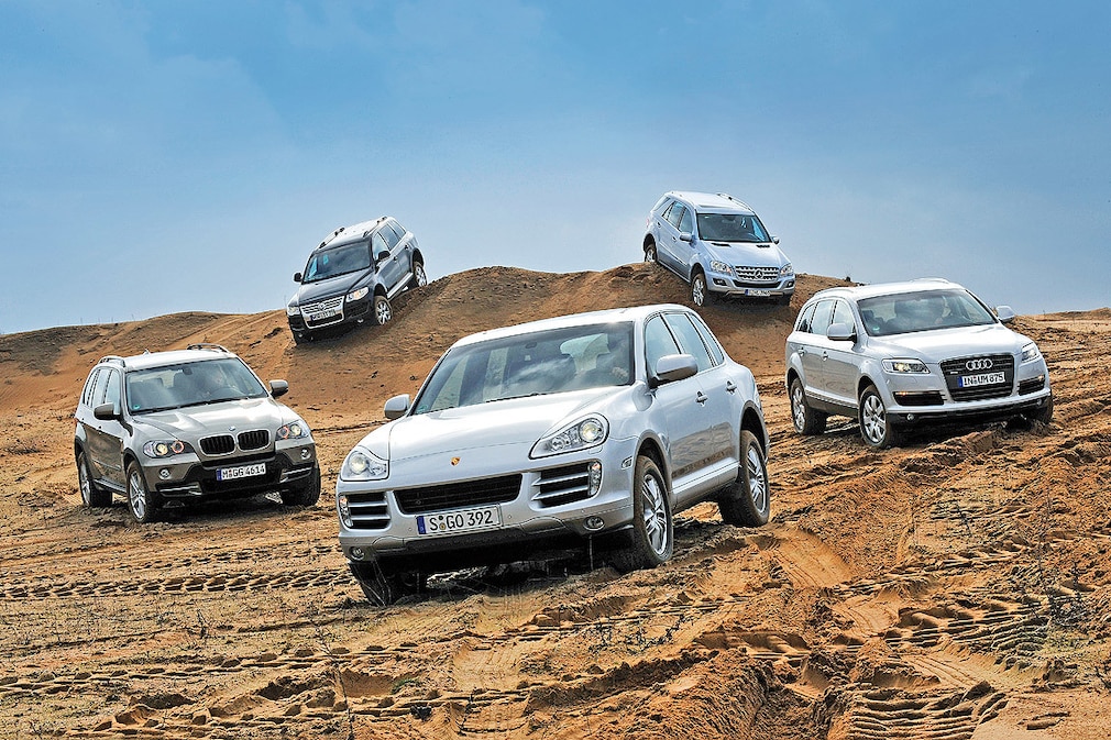 BMW X5 30d VW Touareg 3.0 V6 TDI Porsche Cayenne Diesel Mercedes ML 320 CDI Audi Q7 3.0 TDI