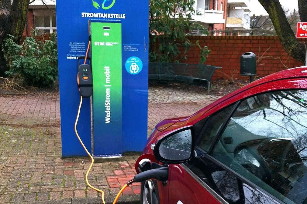 Stromtanken Opel Ampera