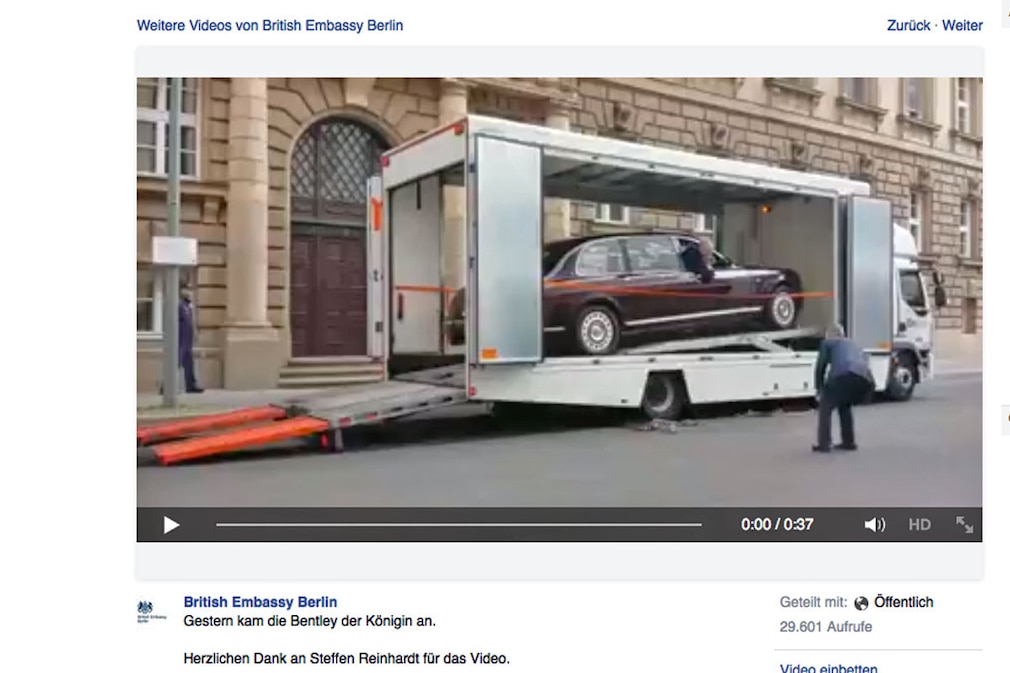 Mamamobil: Neuer Range Rover für die Queen