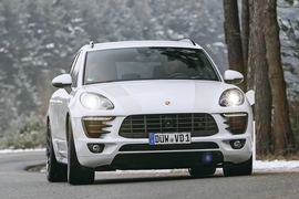Kaege Porsche Macan S Diesel weiß Frontansicht