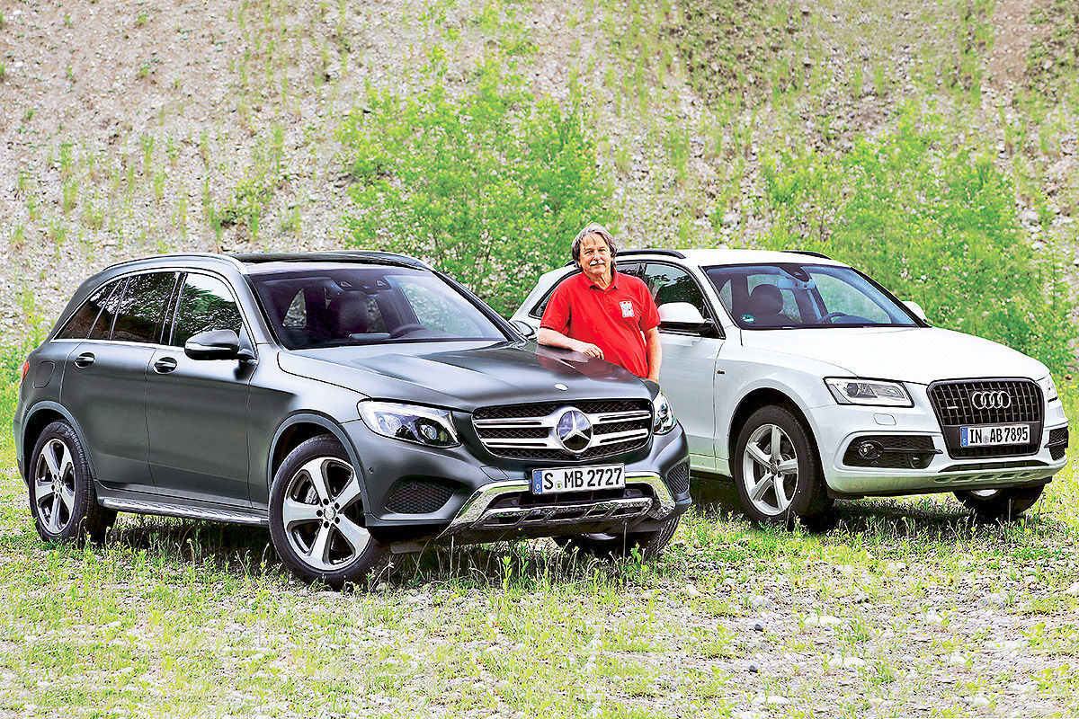 Mercedes Glc Trifft Audi Q5 Bilder Autobild De