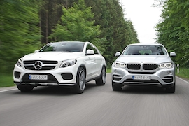 BMW X6 Mercedes GLE Coupé