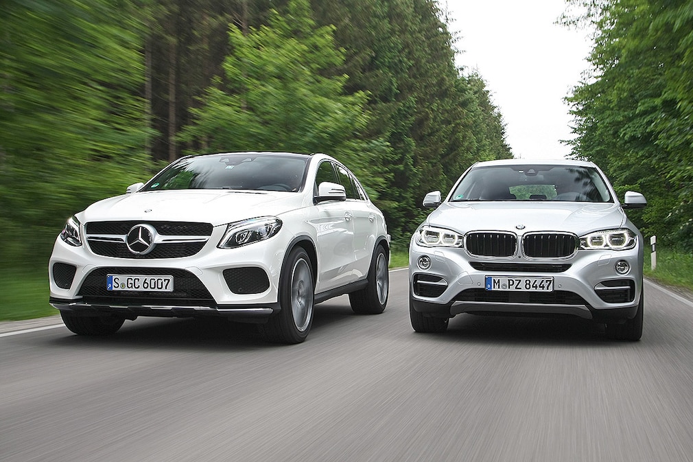 BMW X6 Mercedes GLE Coupé