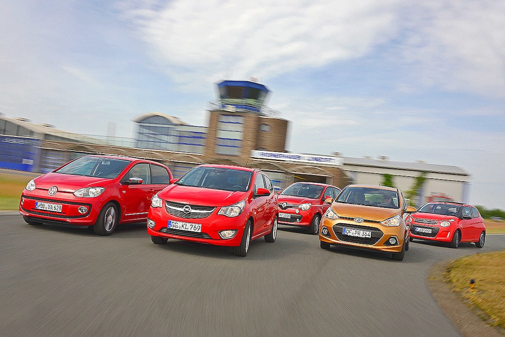 Fünf Kleinstwagen im Vergleich