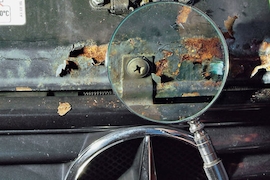 Rost am Mercedes