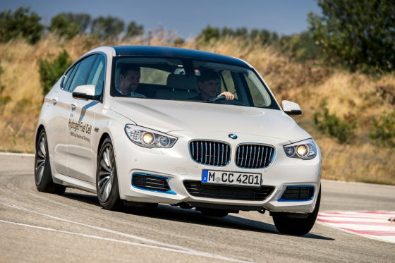 BMW 5er GT mit Brennstoffzellentechnik
