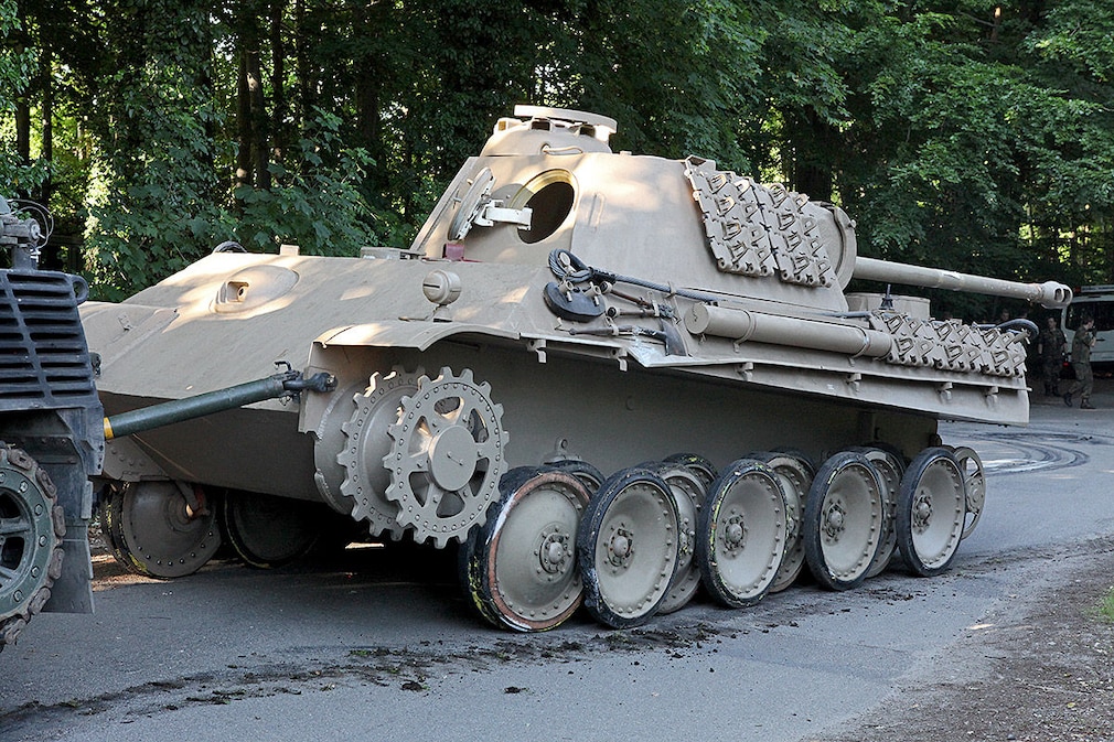 Kampfpanzer Panther bei Kiel geborgen Kampfpanzer Panther bei Kiel geborgen