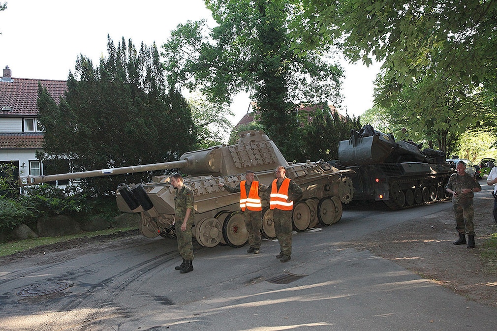 Kampfpanzer Panther bei Kiel geborgen Kampfpanzer Panther bei Kiel geborgen