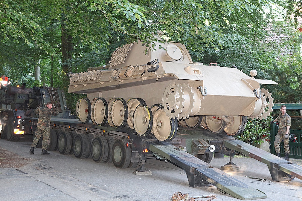 Kampfpanzer Panther bei Kiel geborgen Kampfpanzer Panther bei Kiel geborgen