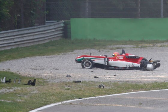 Unfall in der Formel 3
