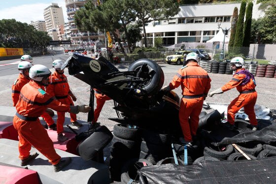 Crash in Monaco
