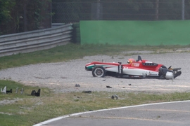 Unfall in der Formel 3