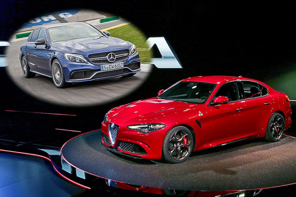 Alfa Romeo Giulia QV und Mercedes-AMG C 63 S