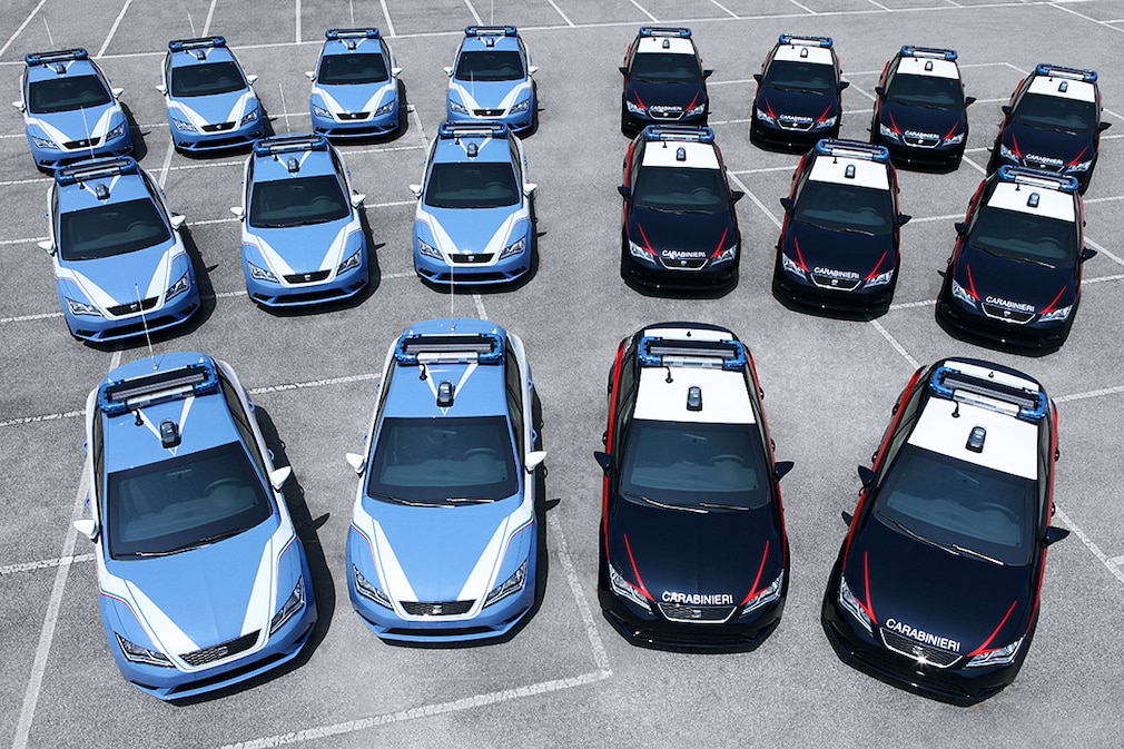 Italienische Polizei setzt auf SEAT Leon 2.0 TDI
