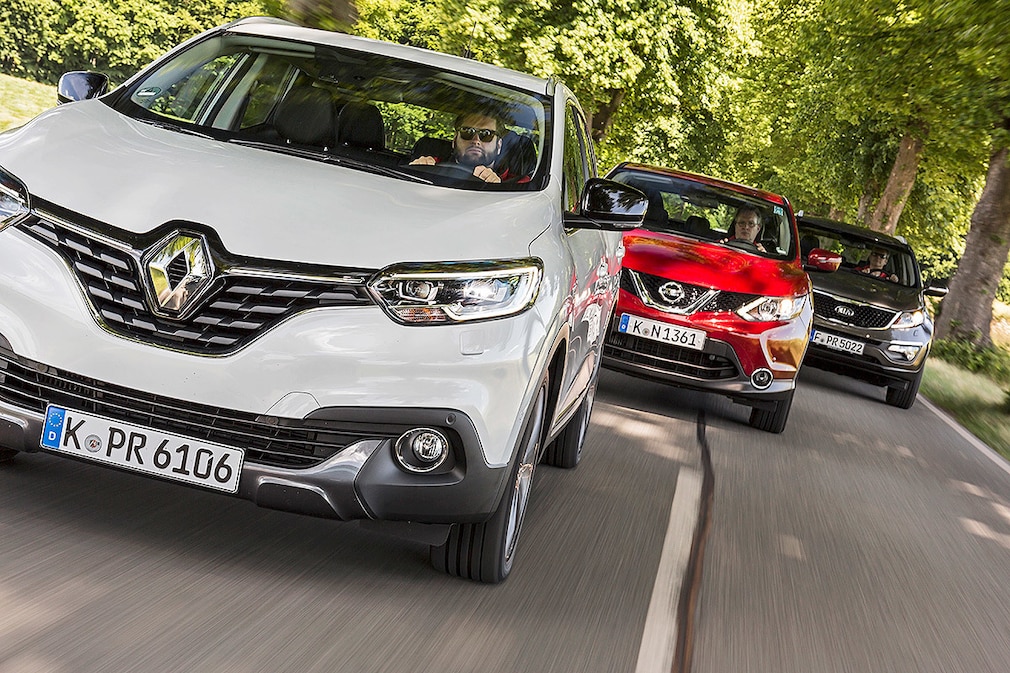 Drei Kompakt-SUVs im Test