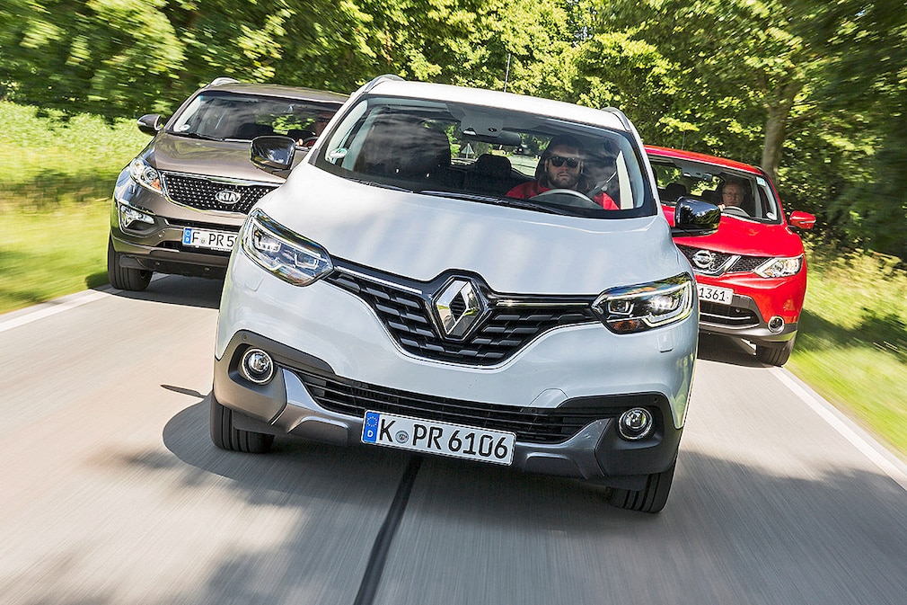 Kia Sportage Renault Kadjar Nissan Quashqai