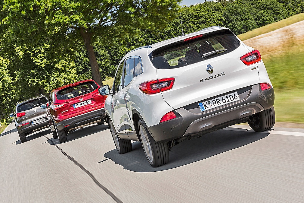 Kia Sportage Renault Kadjar Nissan Quashqai
