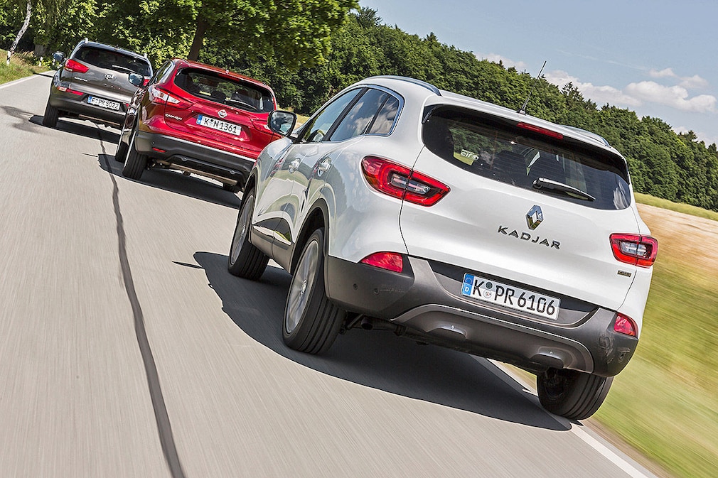 Kia Sportage Renault Kadjar Nissan Quashqai