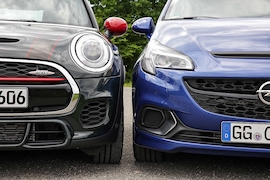 Mini John Cooper Works Opel Corsa OPC
