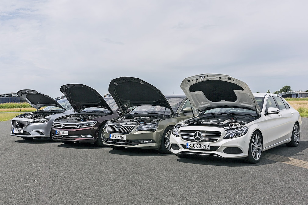Mazda6 Skyactiv-G 145     VW Passat 1.4 TSI ACT       Skoda Superb 1.4 TSI ACT    Mercedes C 160