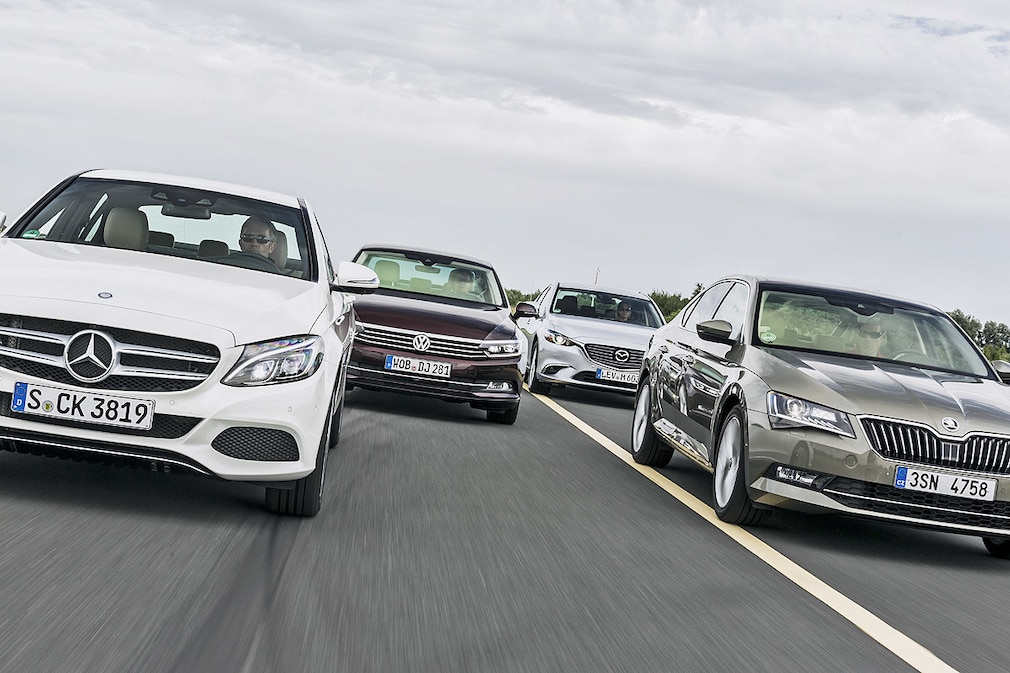 Vier Mittelklasse-Liomusinen im Test