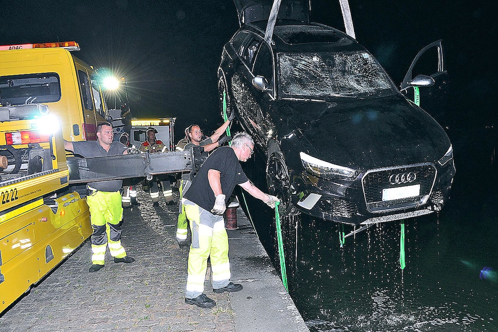 Audi RS 6: Spektakulärer Unfall