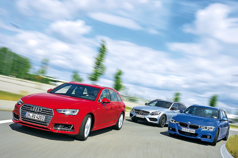 Audi A4 BMW 3er Mercedes C-Klasse