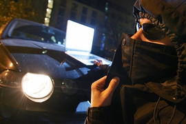 Ein Hacker am Werk