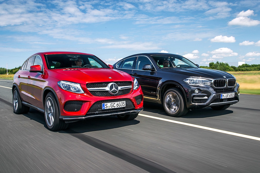 Mercedes GLE 400 Coupé BMW X6 xDrive35i