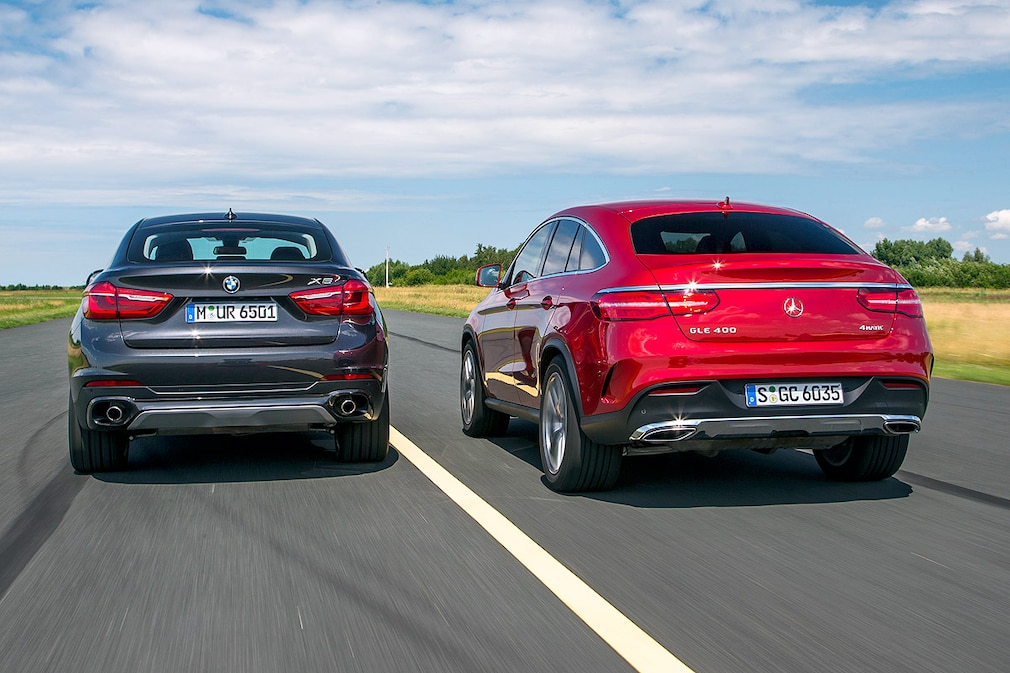 BMW X6 xDrive35i Mercedes GLE 400 Coupé