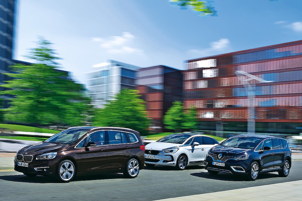 BMW 2er Gran Tourer Citroën DS5 Renault Espace