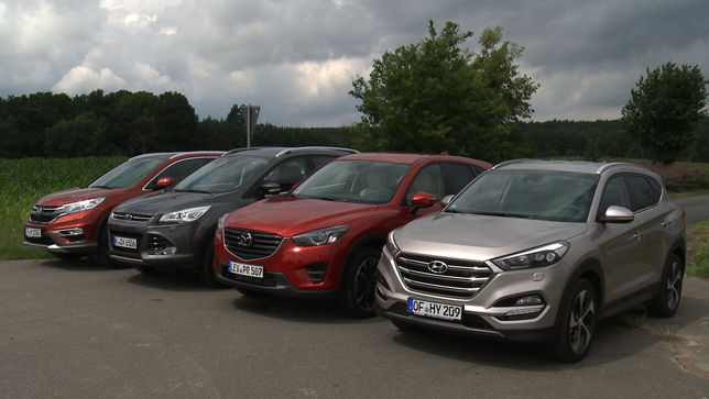 Tucson vs. CR-V vs. CX-5 vs. Kuga