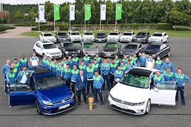 VW-Fahrtraining für den VfL Wolfsburg