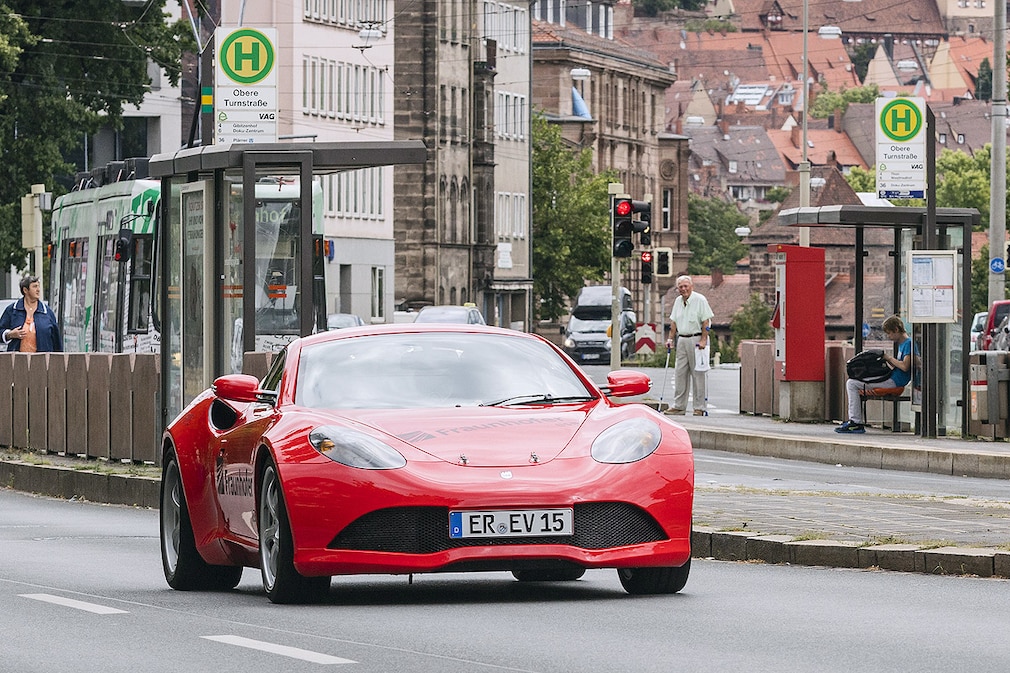 Elektrosportwagens „IISB-ONE“