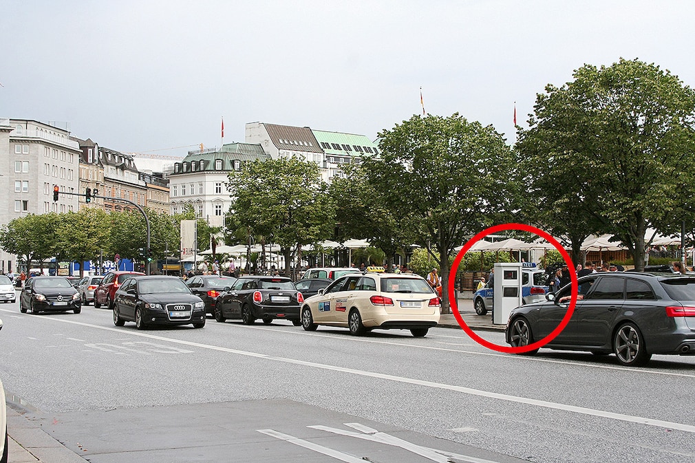 Neuer Blitzer am Jungfernstieg