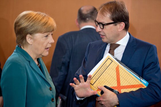 Angela Merkel und Alexander Dobrindt